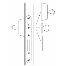Механический врезной замок LC307 ABLOY