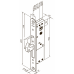 Механический врезной замок LC307 ABLOY
