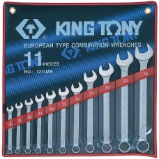 1211MR набор комбинированных ключей, 8-24 мм, 11 предметов KING TONY