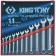 1211SR набор комбинированных ключей, 1/4"-15/16", 11 предметов KING TONY 