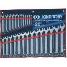 1226MR набор комбинированных ключей, 6-32 мм, 26 предметов KING TONY