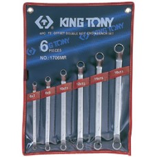 1706MR набор накидных ключей, 6-17 мм, 6 предметов KING TONY