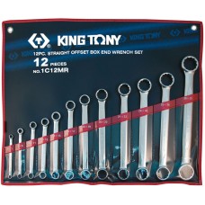 1C12MR набор накидных ключей, 6-32 мм 12 предметов KING TONY