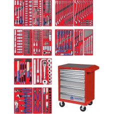 МАСТАК 52-06323R набор инструментов "ЭКСПЕРТ" в красной тележке, 323 предмета