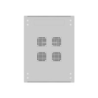 NTSS-R22U6080GS-1 Шкаф напольный универсальный серверный  600х800мм, 4 профиля 19, двери стекло и сплошная металл, боковые стенки съемные, регулируемые опоры, разобранный, серый RAL 7035