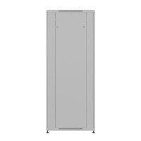 NTSS-R22U6080GS-1 Шкаф напольный универсальный серверный  600х800мм, 4 профиля 19, двери стекло и сплошная металл, боковые стенки съемные, регулируемые опоры, разобранный, серый RAL 7035