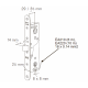 EL480 ABLOY Электромеханический замок финского стандарта для узкопрофильных дверей