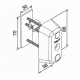 Цилиндр наружный односторонний CY063 ABLOY