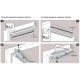 DC840 ASSA ABLOY врезной доводчик Cam-Motion® для дверей до 80 кг