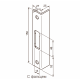 0065 ABLOY запорная планка сталь оцинкованная с лаковым покрытием