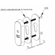 Броненакладка CH102 ABLOY для узкопрофильных дверей