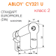 CY321 ABLOY - цилиндр односторонний с дисковым механизмом секрета из латуни