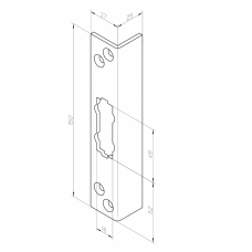 Ответная планка LP781 ABLOY