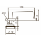 Односторонняя ручка FORUM 4/030 ABLOY EXIT