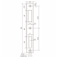 P9600 ABLOY запорная планка для профильных замков DIN