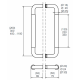 Скоба двухсторонняя Парламент 210 ABLOY