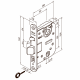 LC100 ABLOY Цилиндровый замок с автоматическим запиранием защелки