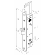 LC303 ABLOY врезной замок-защелка для узкопрофильных дверей