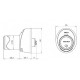 C100 Aperio цилиндр финского стандарта нержавеющая сталь ASSA ABLOY