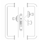 4960 ABLOY Цилиндровый врезной замок с автоматически запираемым крюкообразным ригелем для раздвижных дверей