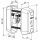 Электронный цилиндр CLIQ  двойной CYL065 ABLOY