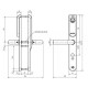 Беспроводной щиток E100P Premium Euro Profile / Inside blind для уличных дверей ASSA ABLOY с отверстием под цилиндр с внешней стороны