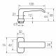 Ручка нажимная 110/0650 Консуль ABLOY