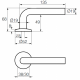 Ручка нажимная Инокси 3-19s/002 ABLOY