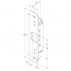 LP721 ABLOY ответная планка