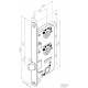 LC127 ABLOY цилиндровый замок с управлением от двух разных цилиндров