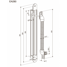 КАБЕЛЕПРОХОД EA280 ABLOY