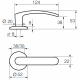 Ручка нажимная Полар 6/002 ABLOY