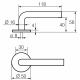 Ручка нажимная Престо 3-16s/007 ABLOY