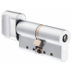 CY323 ABLOY - цилиндр с дисковым механизмом секрета из латуни / cнаружи открывается с помощью ключа, изнутри поворотной кнопкой