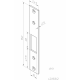 Ответная планка 4613 ABLOY