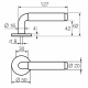 Ручка нажимная Парламент 22/007 ABLOY