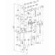 Моторный замок EL518 ABLOY CERTA для сплошных дверей Евростандарта