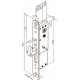 Механический врезной замок LC307 ABLOY
