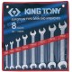 1108MR набор рожковых ключей, 6-22 мм, 8 предметов KING TONY