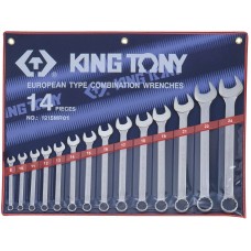 1215MR01 набор комбинированных ключей, 8-24 мм, 14 предметов KING TONY