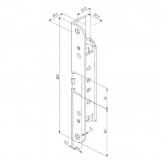 LP731 ABLOY ответная планка