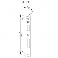 EA330 Запорная планка стандарта DIN
