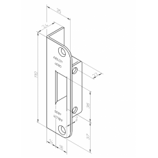 Ответная планка 4690 ABLOY